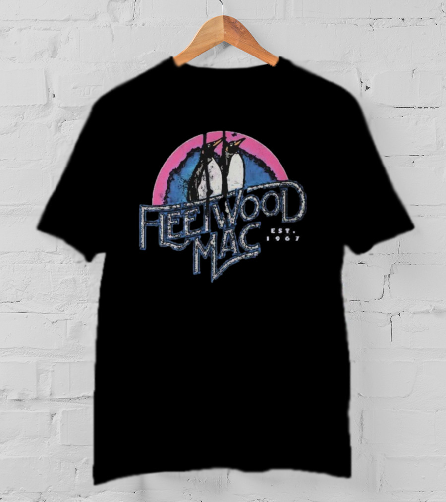Fleetwood Mac Est. 1967 Penguins Retro Vintage Style T-Shirt