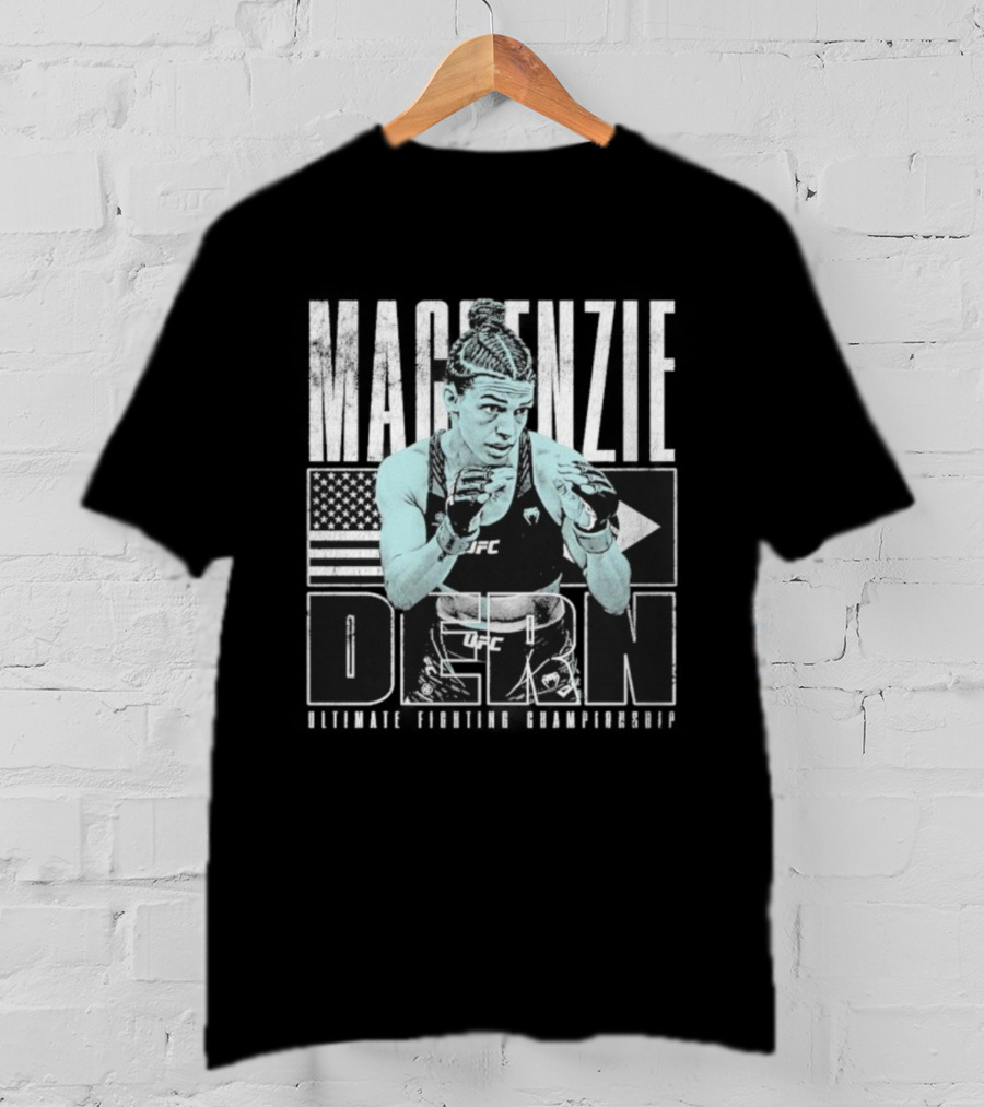 Mackenzie Dern UFC Fighter American Flag MMA Champion T-Shirt