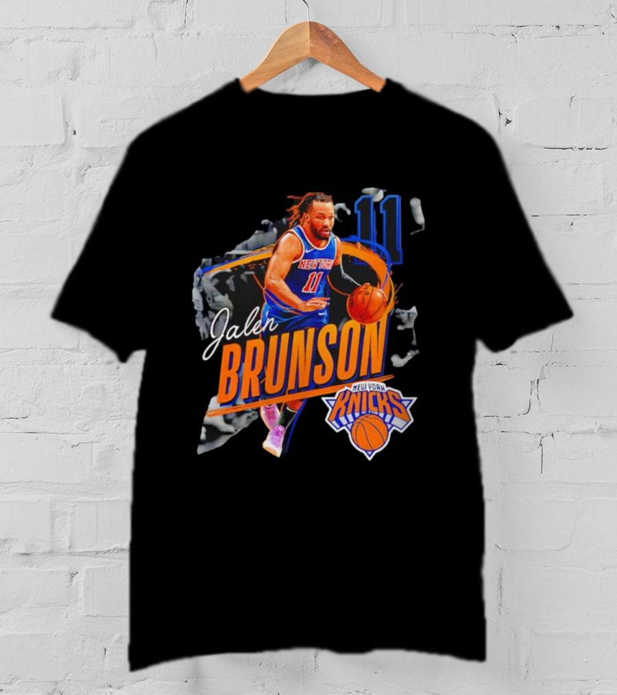 Jalen Brunson New York Knicks 11 Basketball Player T-Shirt