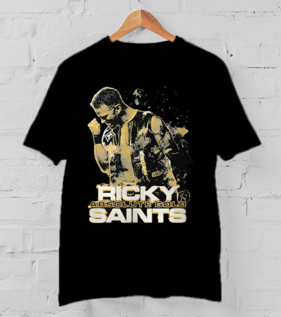 Ricky Saints Absolute Gold Fist Pump Victory T-Shirt