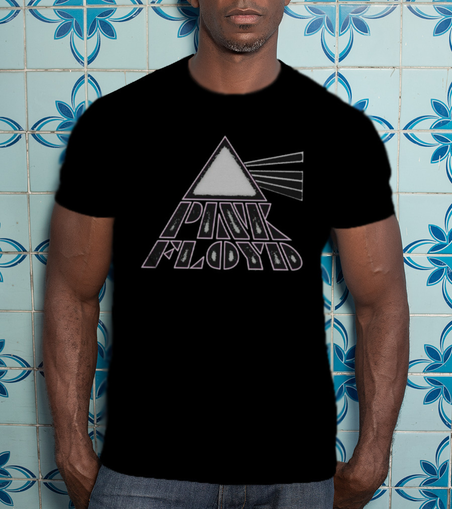 Pink Floyd Prism Triangle Ghost Design T-Shirt