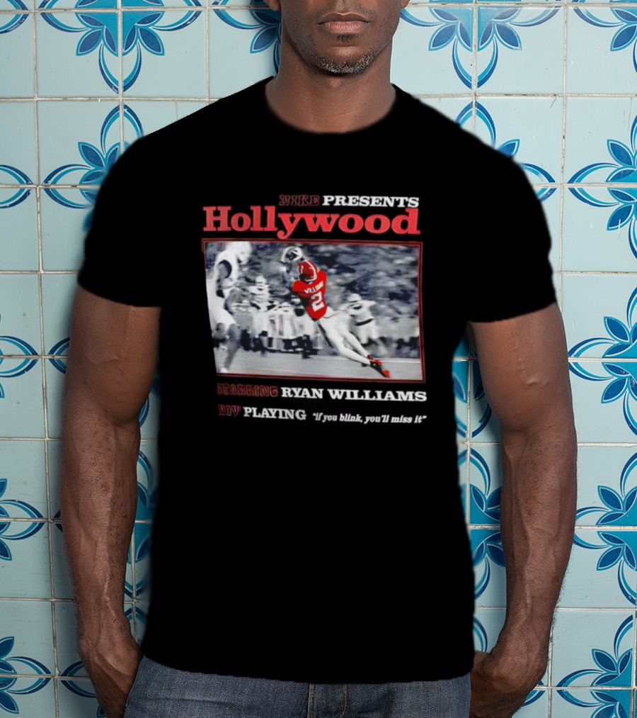 Ryan Williams Alabama Crimson Tide Hollywood Catch T-Shirt