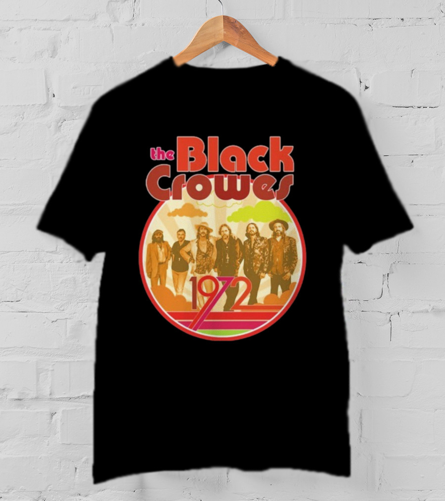 The Black Crowes Retro 1972 Band Photo T-Shirt