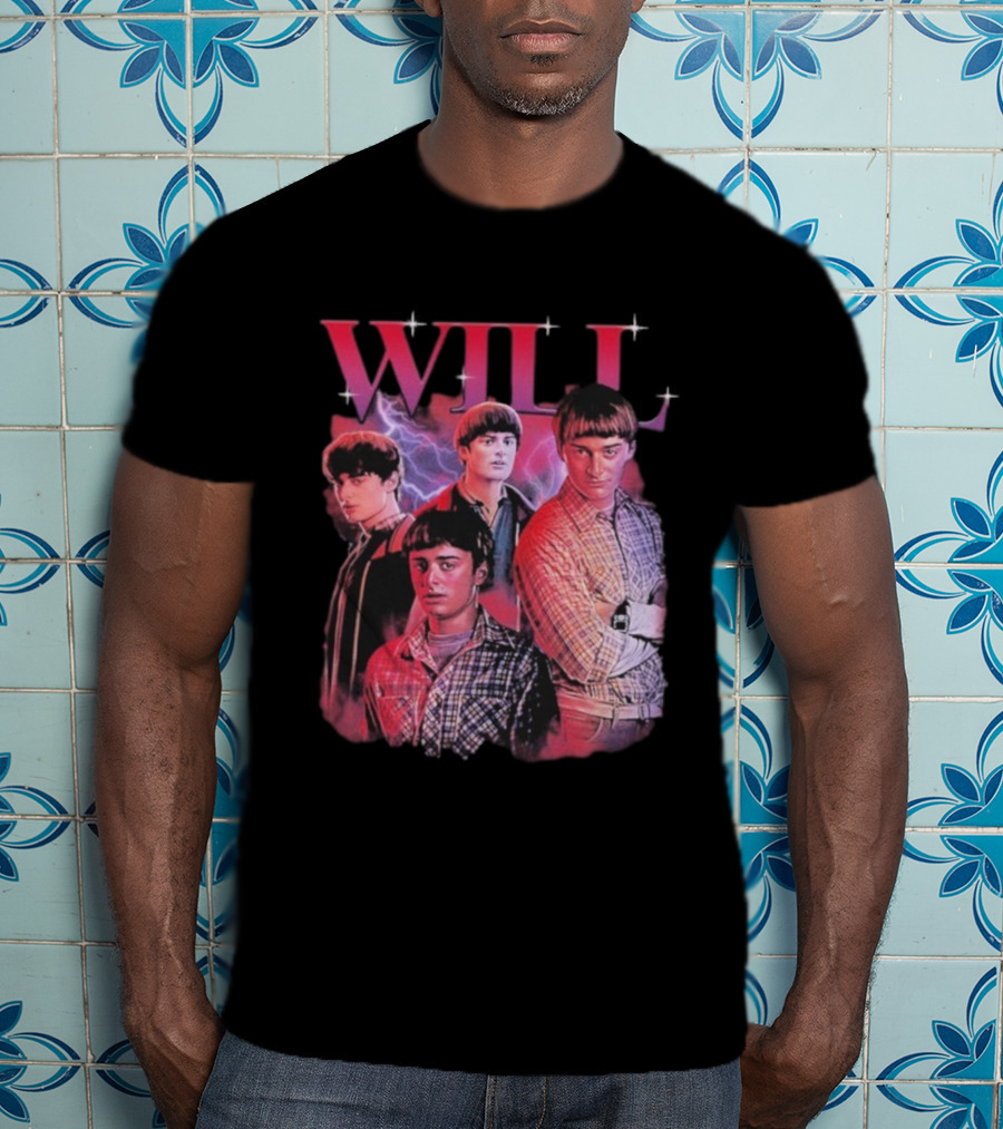 Will Stranger Things Iconic Character Tribute T-Shirt