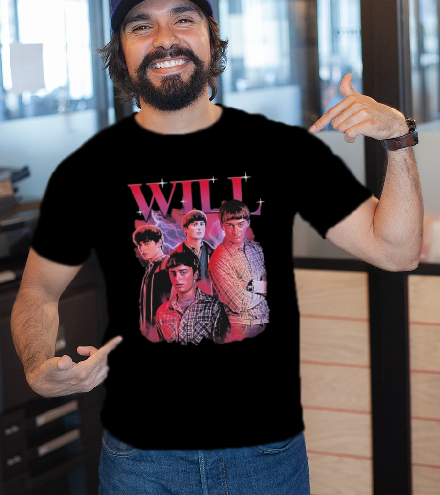 Will Stranger Things Iconic Character Tribute T-Shirt