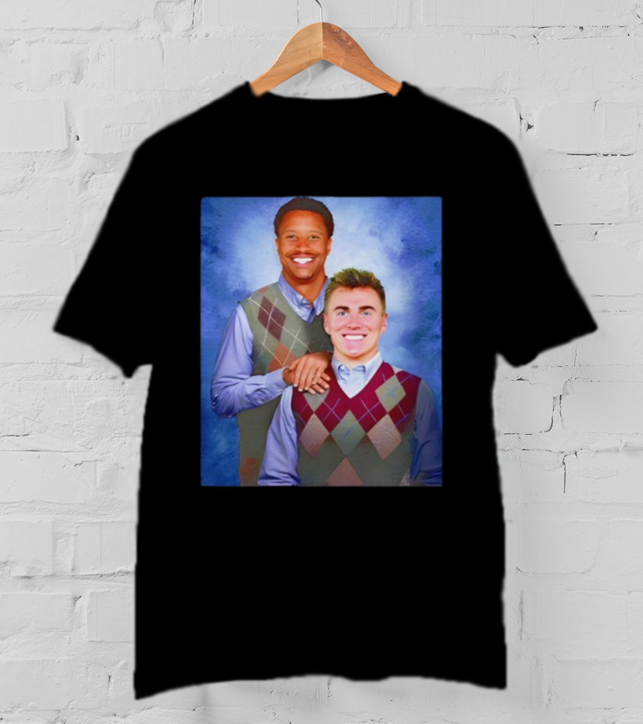 Bo Nix Courtland Sutton Step Brothers Style Denver Broncos Player Duo T-Shirt