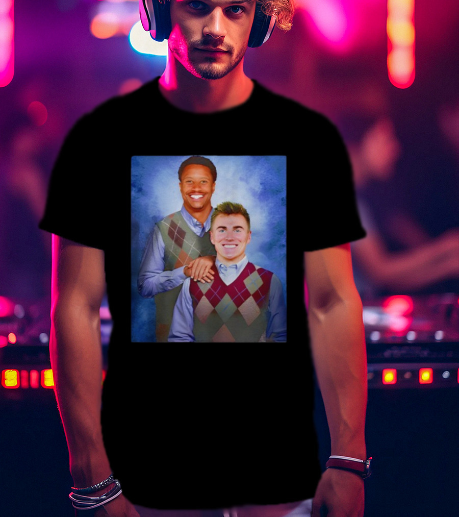 Bo Nix Courtland Sutton Step Brothers Style Denver Broncos Player Duo T-Shirt