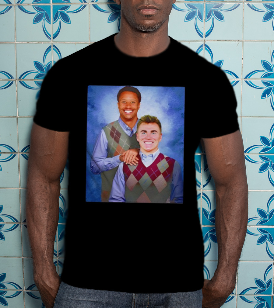 Bo Nix Courtland Sutton Step Brothers Style Denver Broncos Player Duo T-Shirt