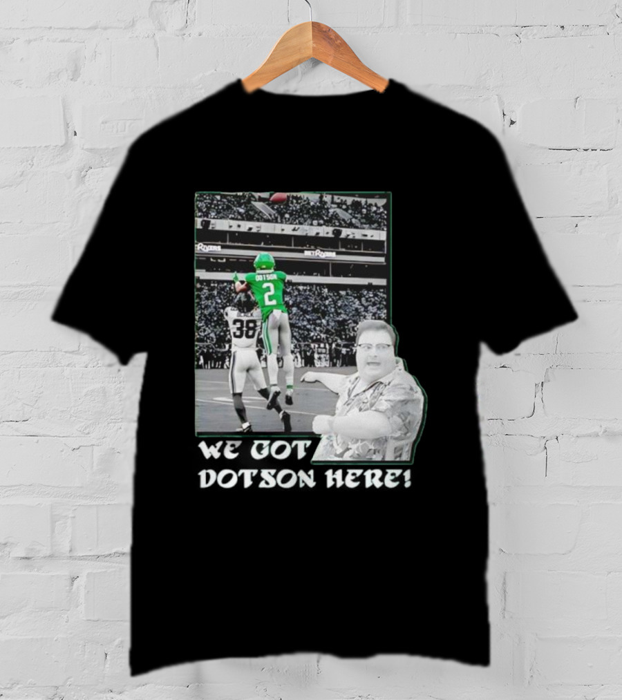 Eagles Champions 2025 Dotson Action Highlight T-Shirt
