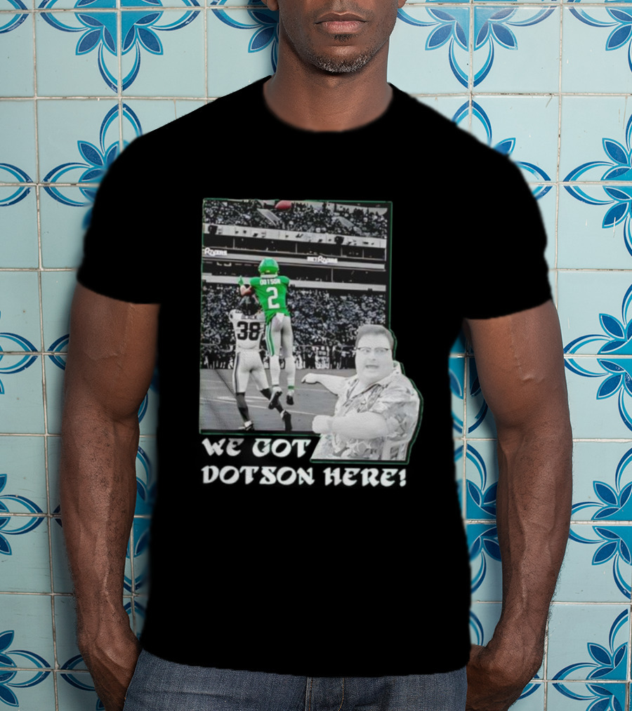 Eagles Champions 2025 Dotson Action Highlight T-Shirt
