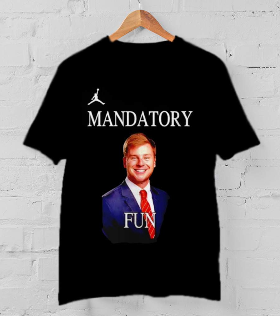 Jacob Maloney Mandatory Fun Portrait T-Shirt