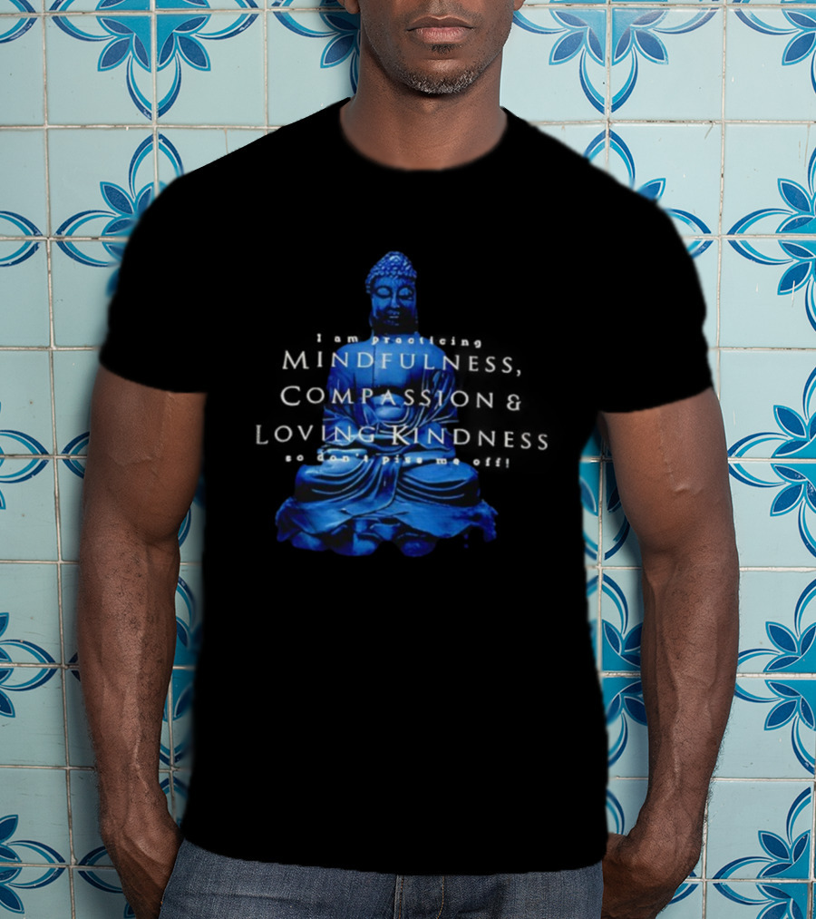 Mindfulness Compassion Loving Kindness Buddha Meditation T-Shirt