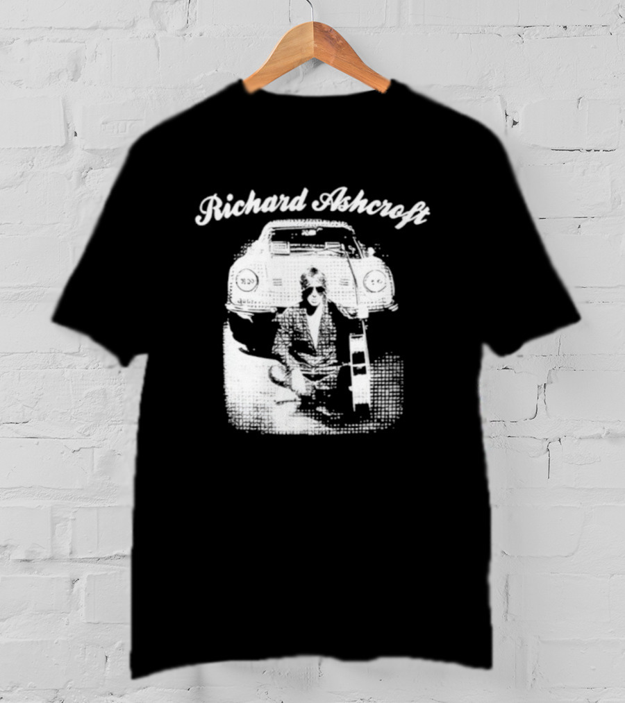 Richard Ashcroft Vintage Style Retro Car Iconic Look T-Shirt