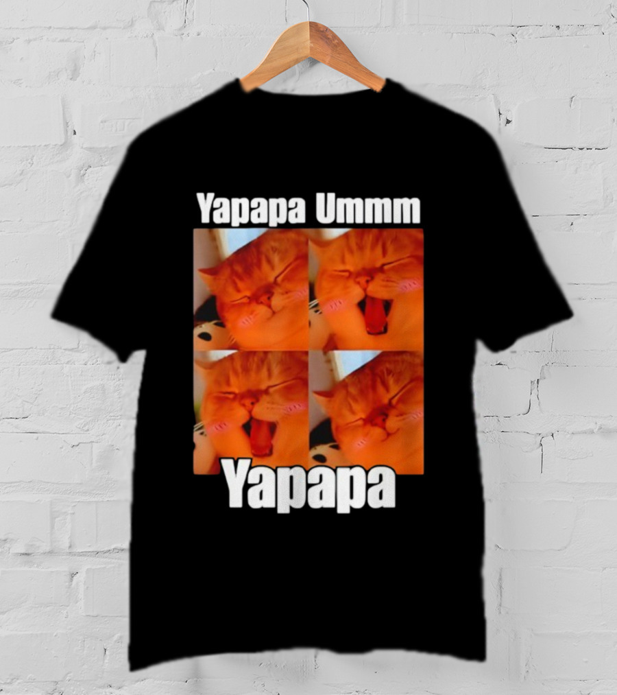 Yapapa Ummmm Funny Yapapa Ummmm Yapapa Cat Meme T-Shirt