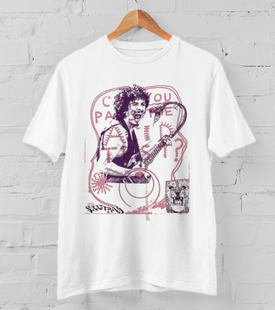 Carlos Santana Soul Sacrifice Can You Pass The Acid Test Psychedelic Art T-Shirt