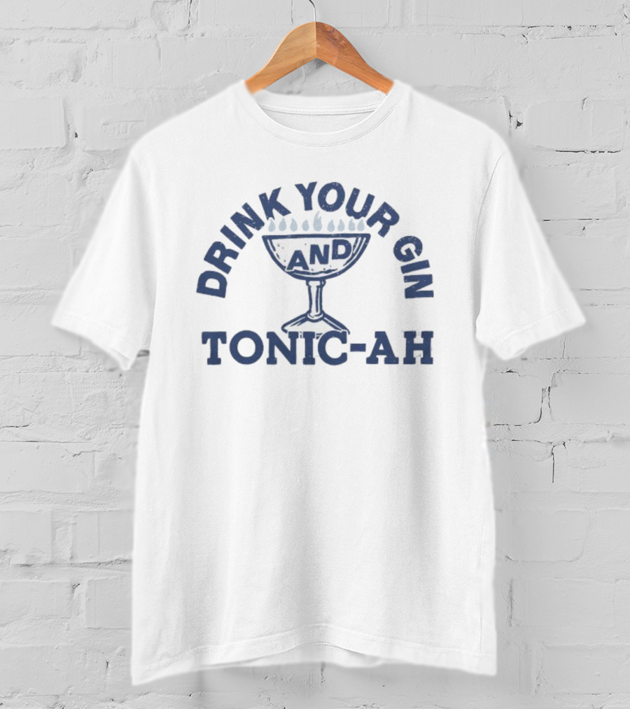 Drink Your Gin And Tonic-Ah Hanukkah Celebration Menorah Cup T-Shirt