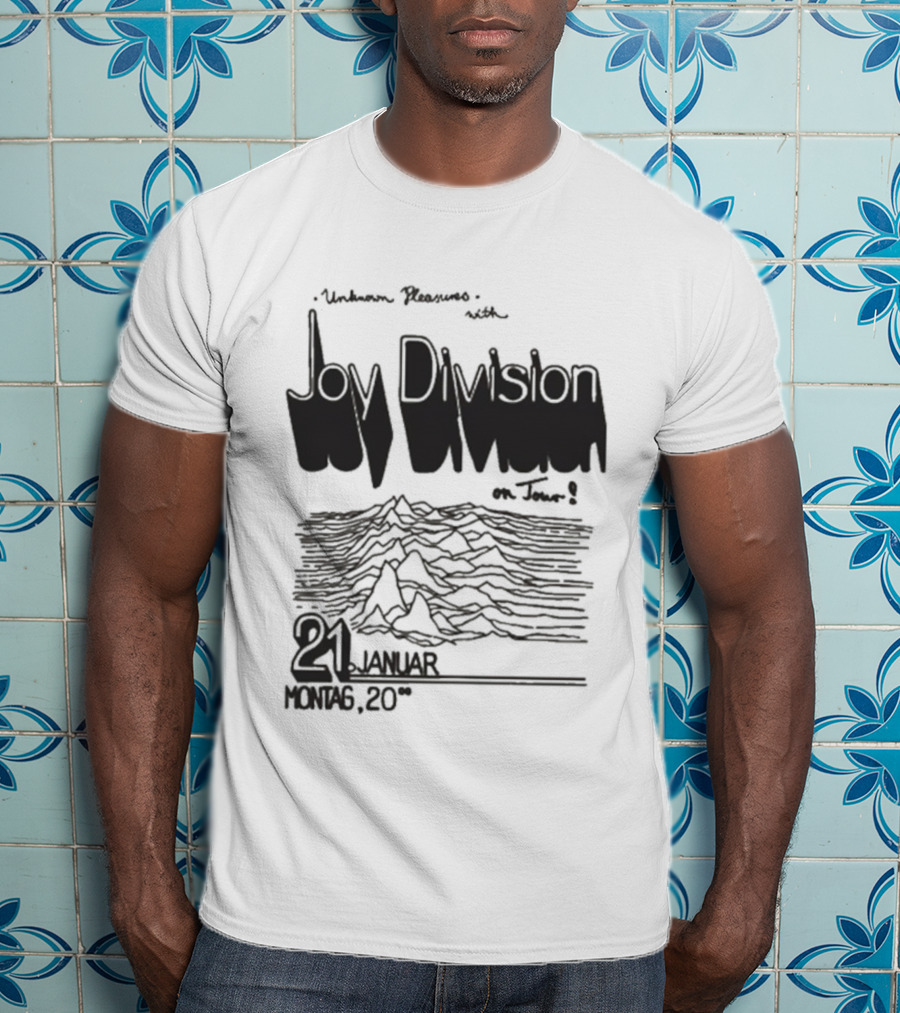 Joy Division Unknown Pleasures Tour 2025 21 Januar Montag 20 T-Shirt