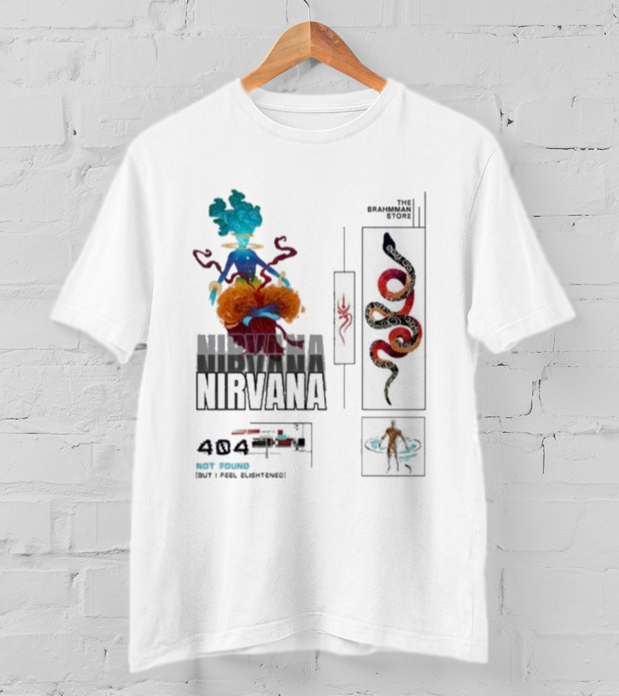 Nirvana The Brahmman Yoga Snake Meditation Symbol T-Shirt
