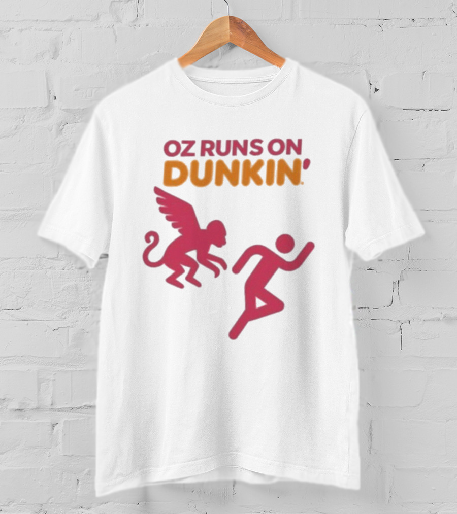 Wicked OZ Runs On Dunkin' Flying Monkey Chase T-Shirt
