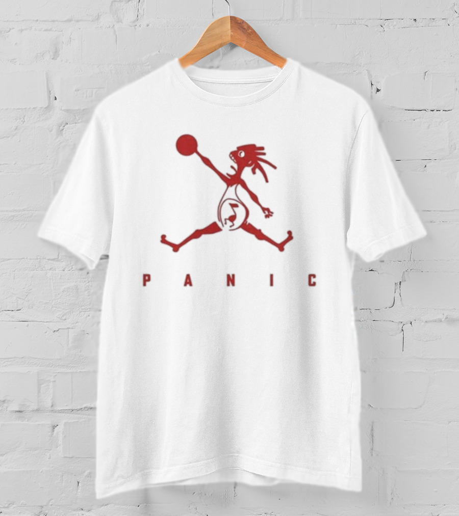 Panic Iconic Jumpman Basketball Tribute T-Shirt