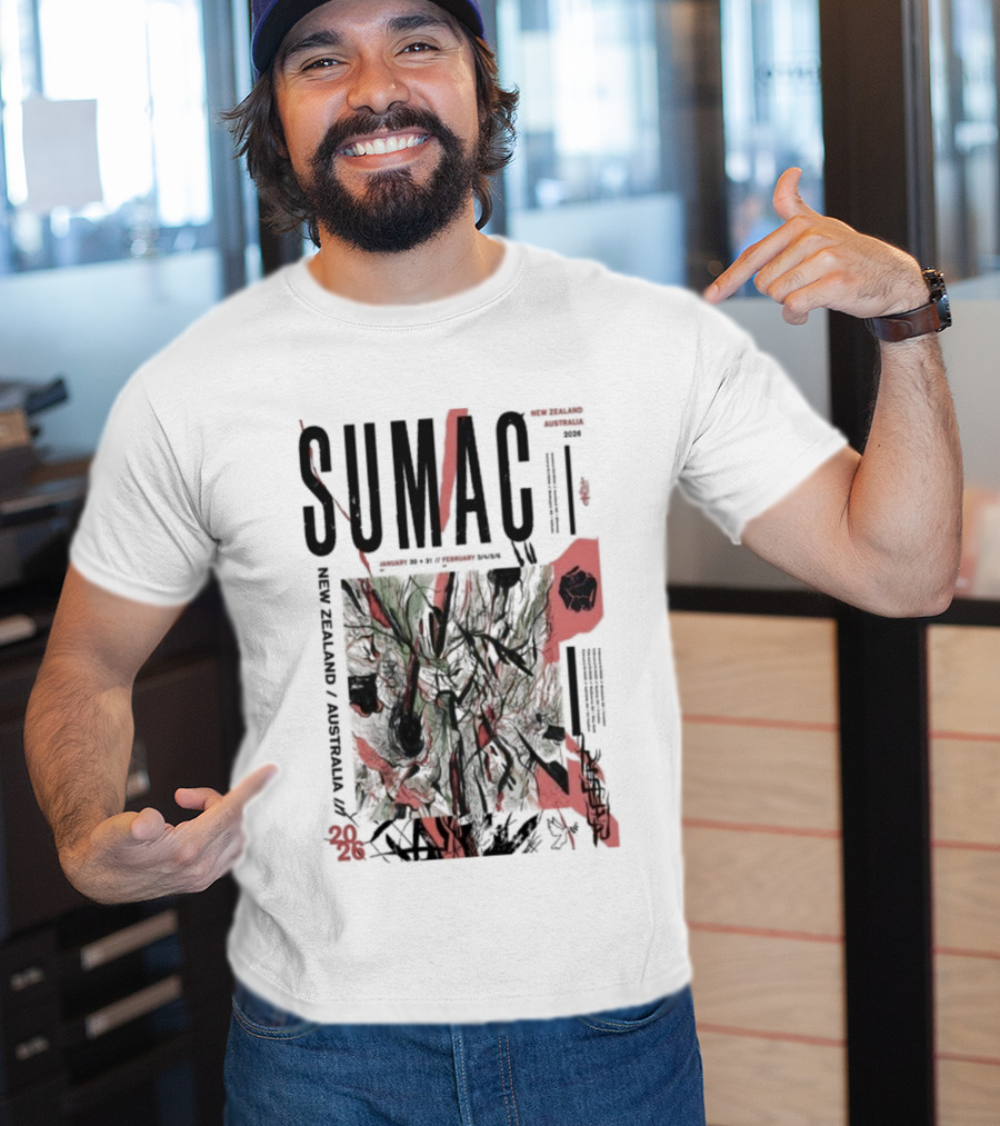 SUMAC New Zealand Australia Tour 2026 Band Concert Tour Dates T-Shirt