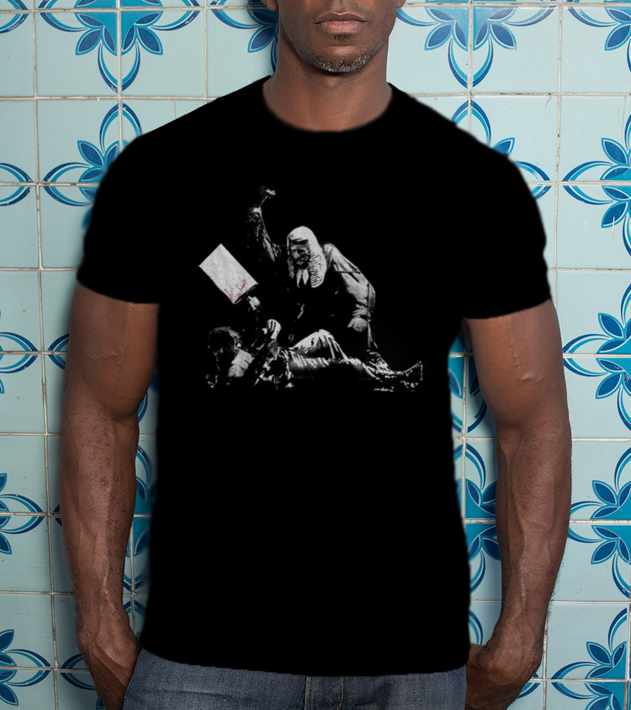 Banksy Royal Courts Of Justice Anti-War Symbolism Mural T-Shirt