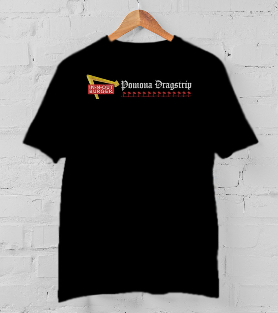 In-N-Out Burger Pomona Dragstrip Racing Theme T-Shirt