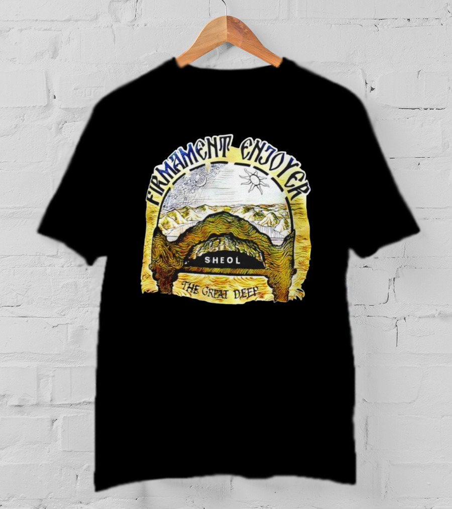 Firmament Enjoyer Sheol The Great Deep Sun And Moon Mountains T-Shirt