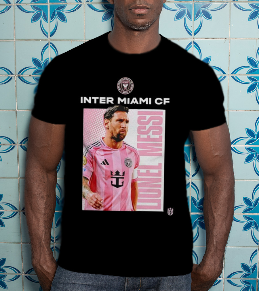 Inter Miami CF Lionel Messi Pink Jersey Program T-Shirt