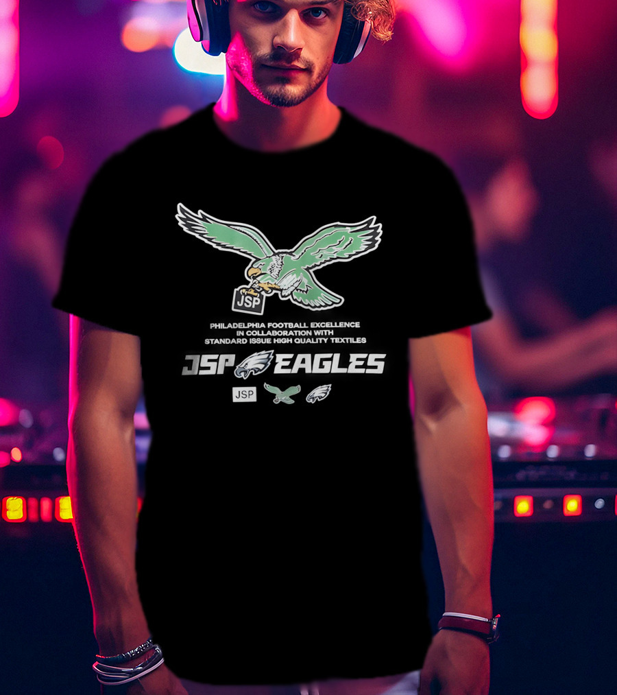 JSP Standard Issue Philadelphia Eagles Fly Fight Win T-Shirt