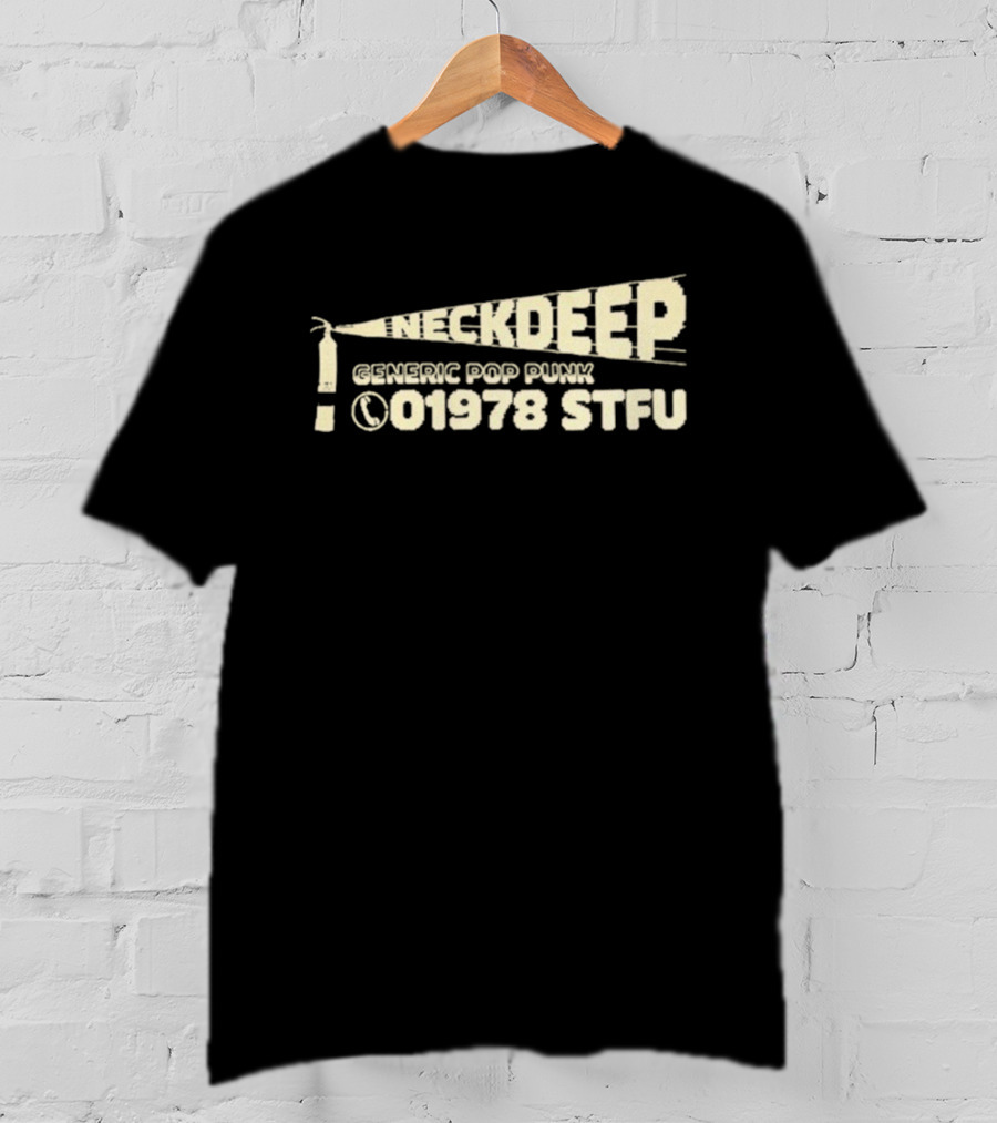 Neck Deep Generic Pop Punk 01978 STFU Extinguisher T-Shirt