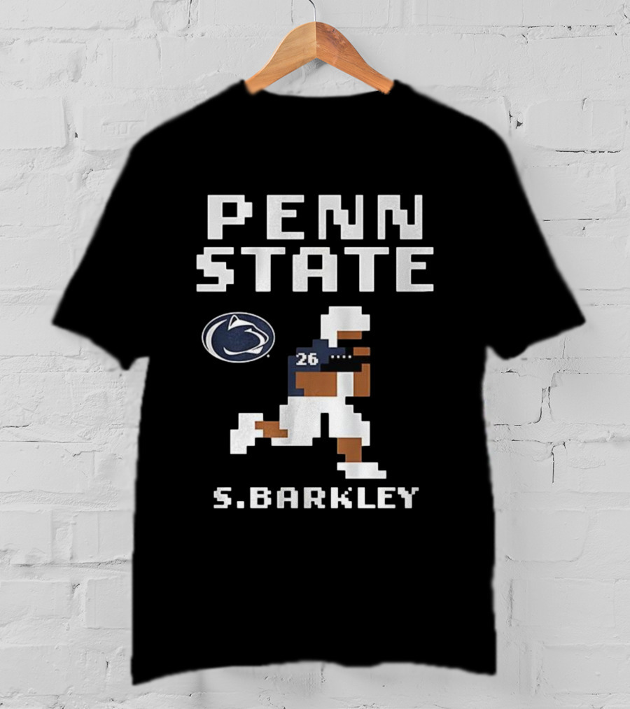 Penn State Saquon Barkley 8 Bit Style Nittany Lions Retro T-Shirt
