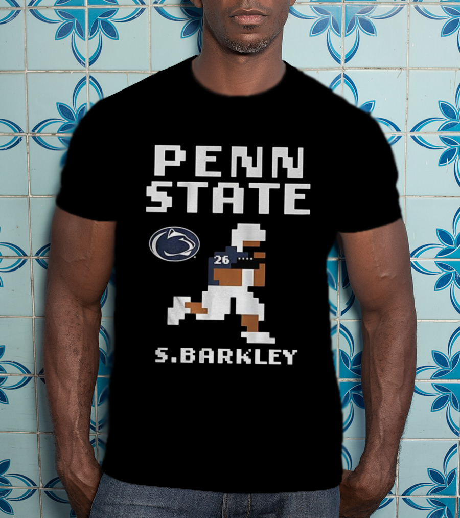 Penn State Saquon Barkley 8 Bit Style Nittany Lions Retro T-Shirt
