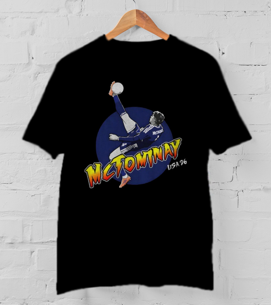 Manchester United McTominay USA 26 World Cup 2026 T-Shirt