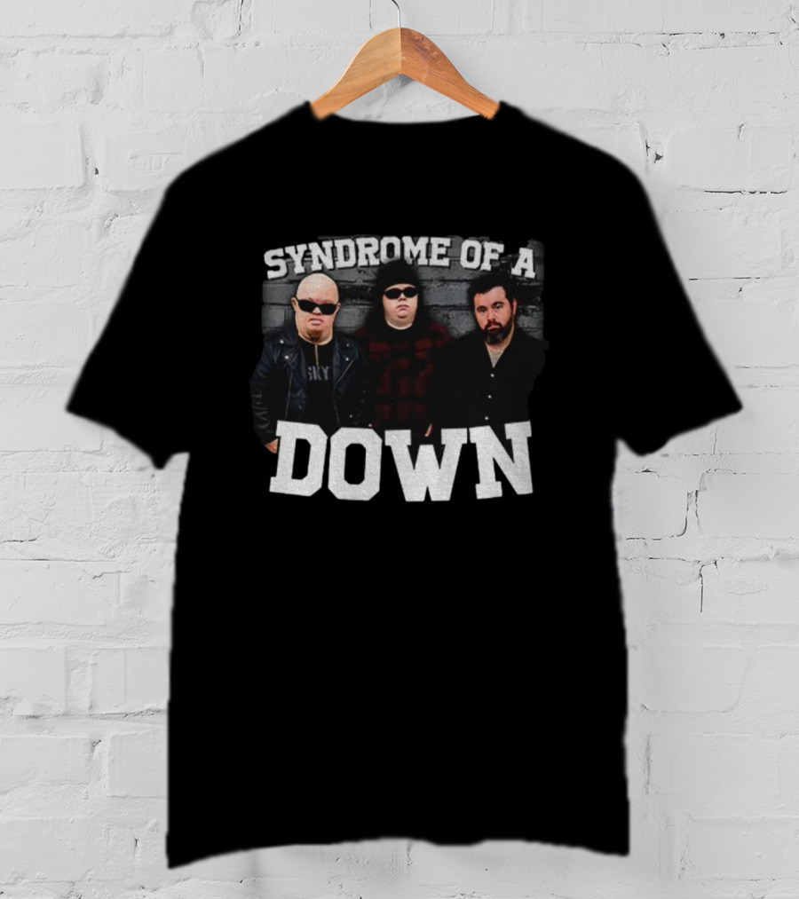 Syndrome Of A Down Band Parody With Group Portrait T-Shirt