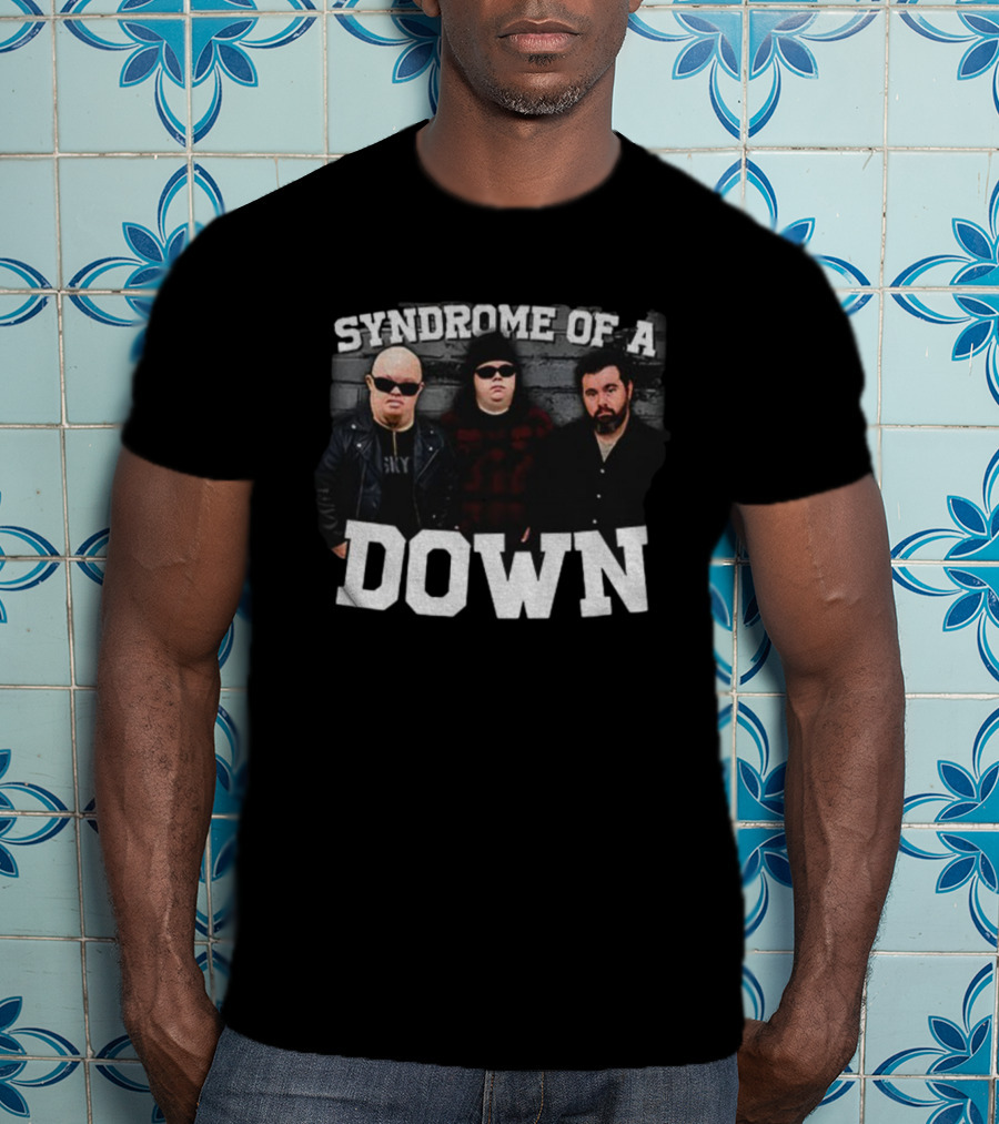 Syndrome Of A Down Band Parody With Group Portrait T-Shirt