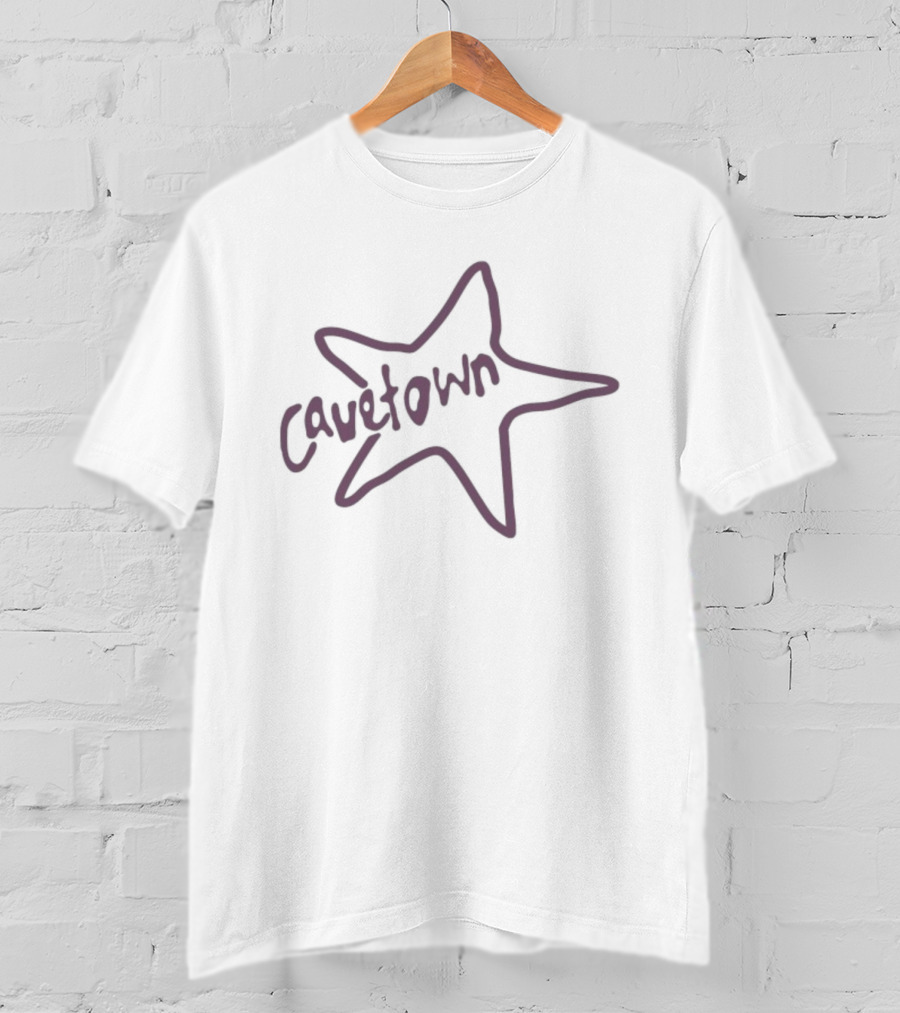 Cavetown Handwritten Star Outline Purple T-Shirt