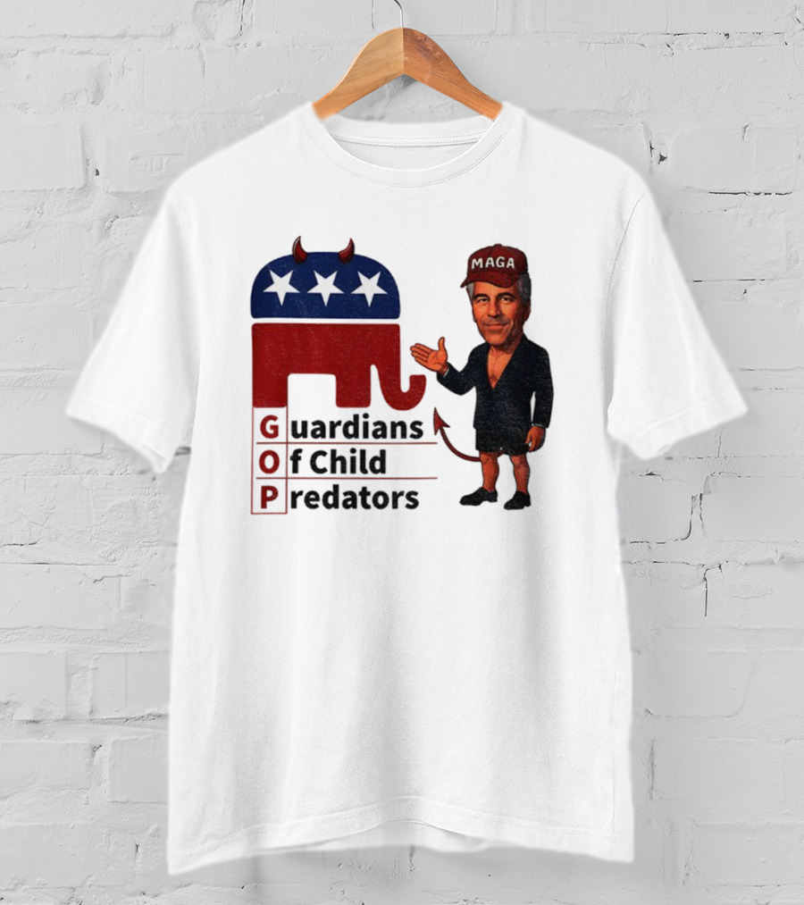 GOP Guardians Of Child Predators Anti MAGA Anti Trump T-Shirt