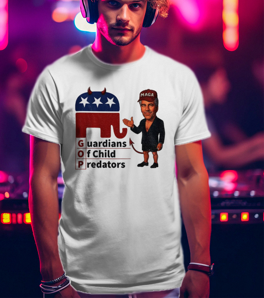 GOP Guardians Of Child Predators Anti MAGA Anti Trump T-Shirt