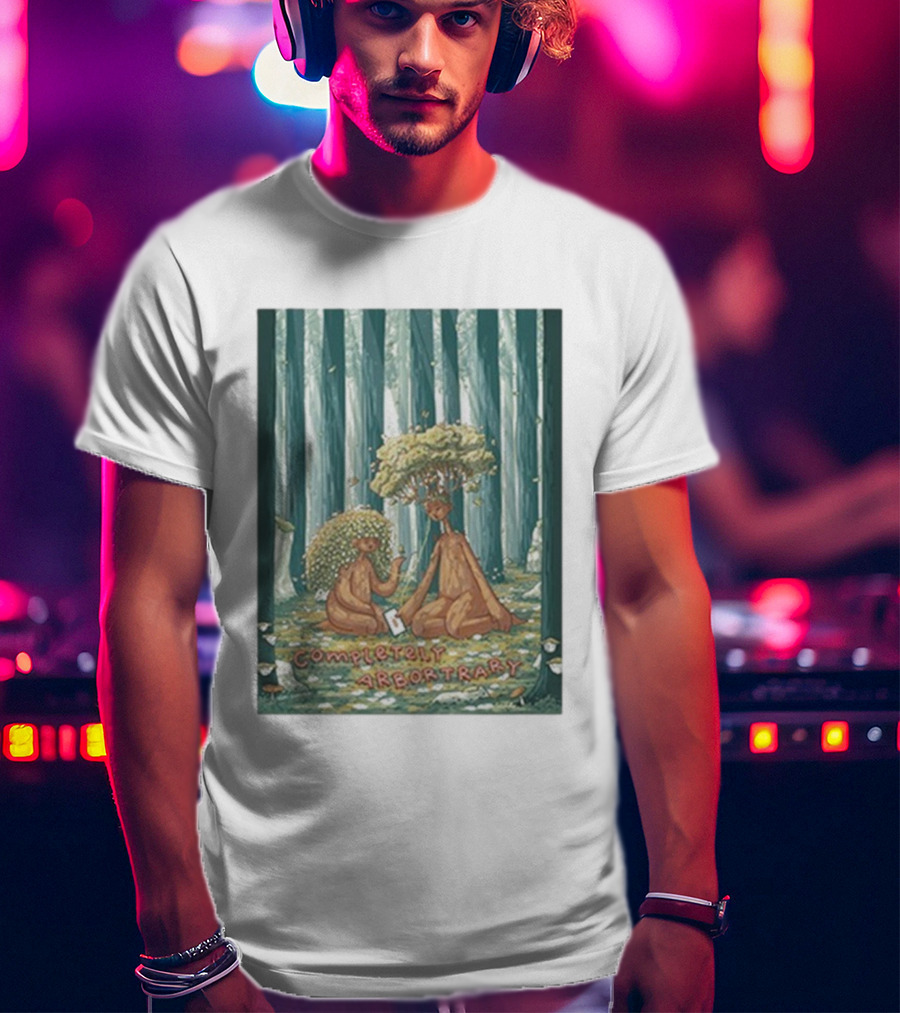 Completely Arbortrary Tree Buds Forest Friends With Nature Hair T-Shirt