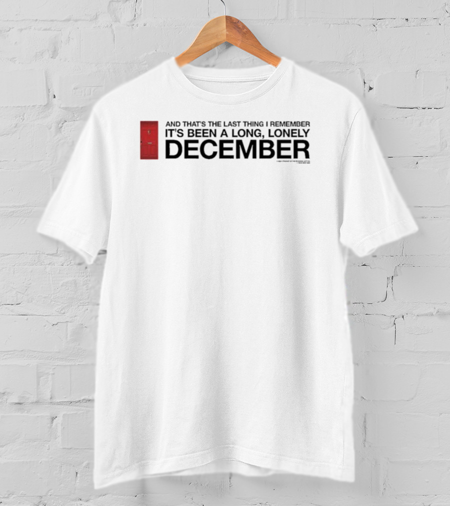 Neck Deep It's Been A Long Lonely December Red Door T-Shirt