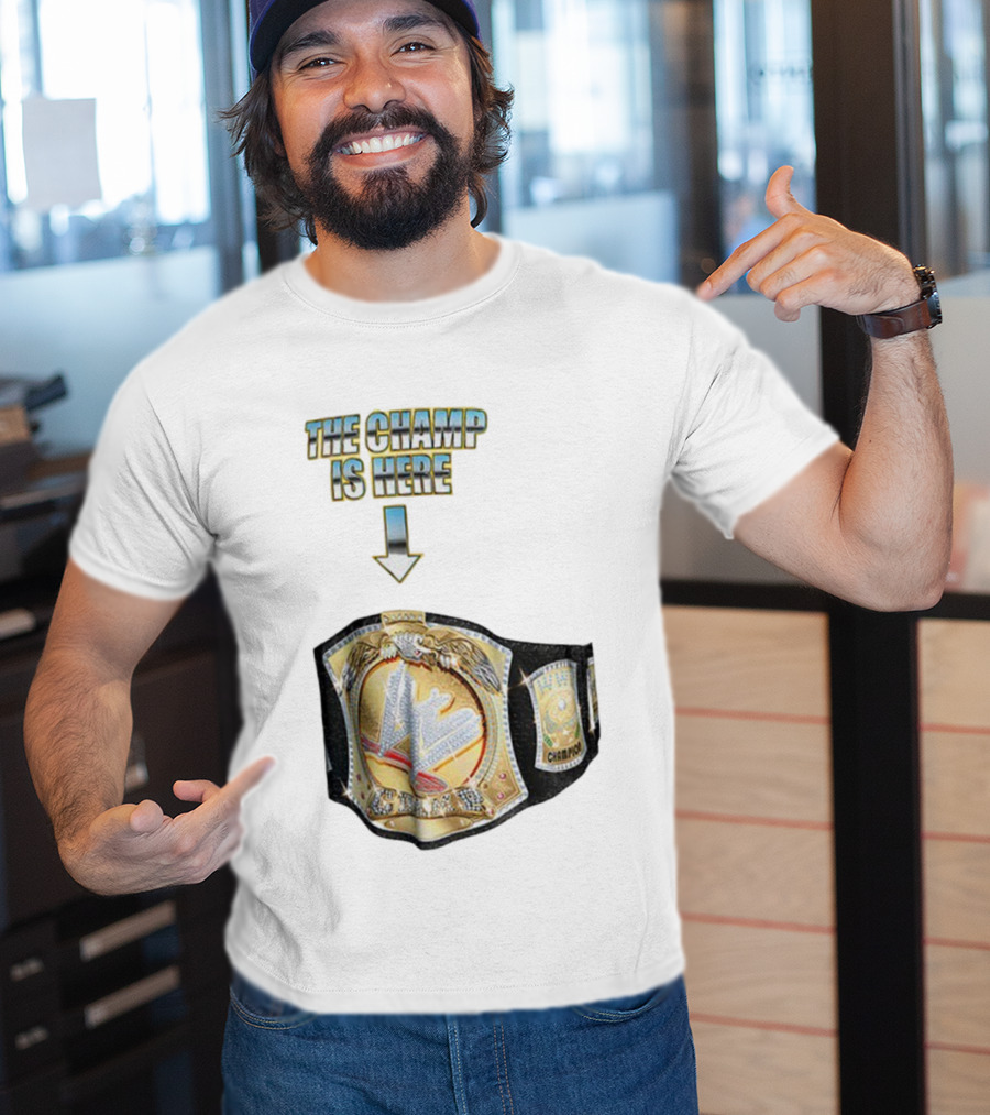 John Cena WWE Champion Belt The Champ Is Here T-Shirt
