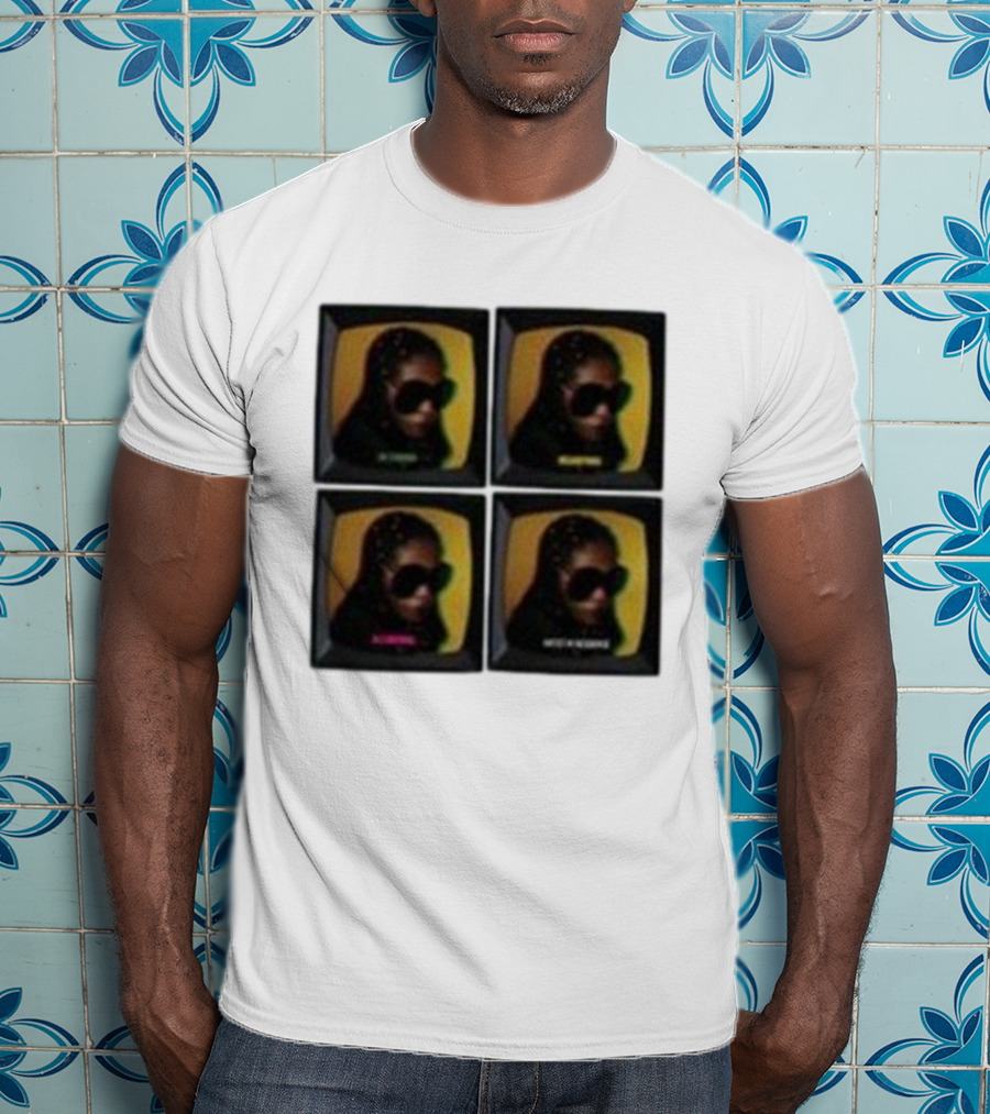 Ms Lauryn Hill Oh Oh Canada Retro TV Style Quad Image T-Shirt