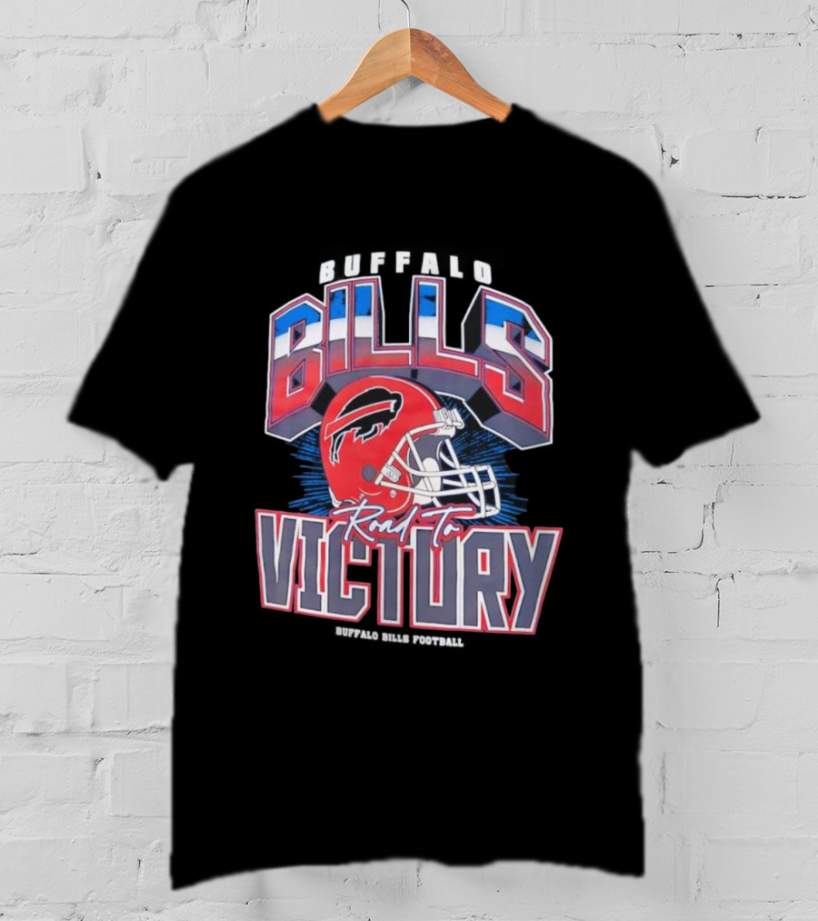 Buffalo Bills Road To Victory Helmet Bills Victory T-Shirt