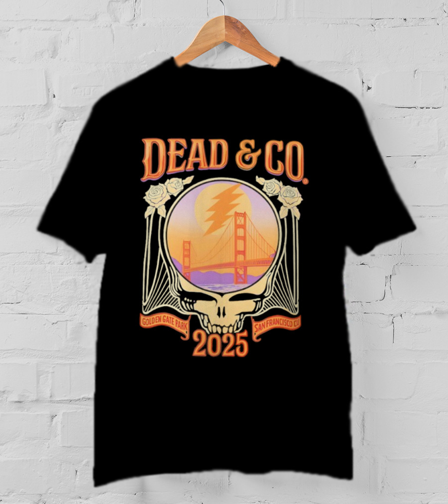 Dead And Company 2025 Golden Gate Park San Francisco CA T-Shirt