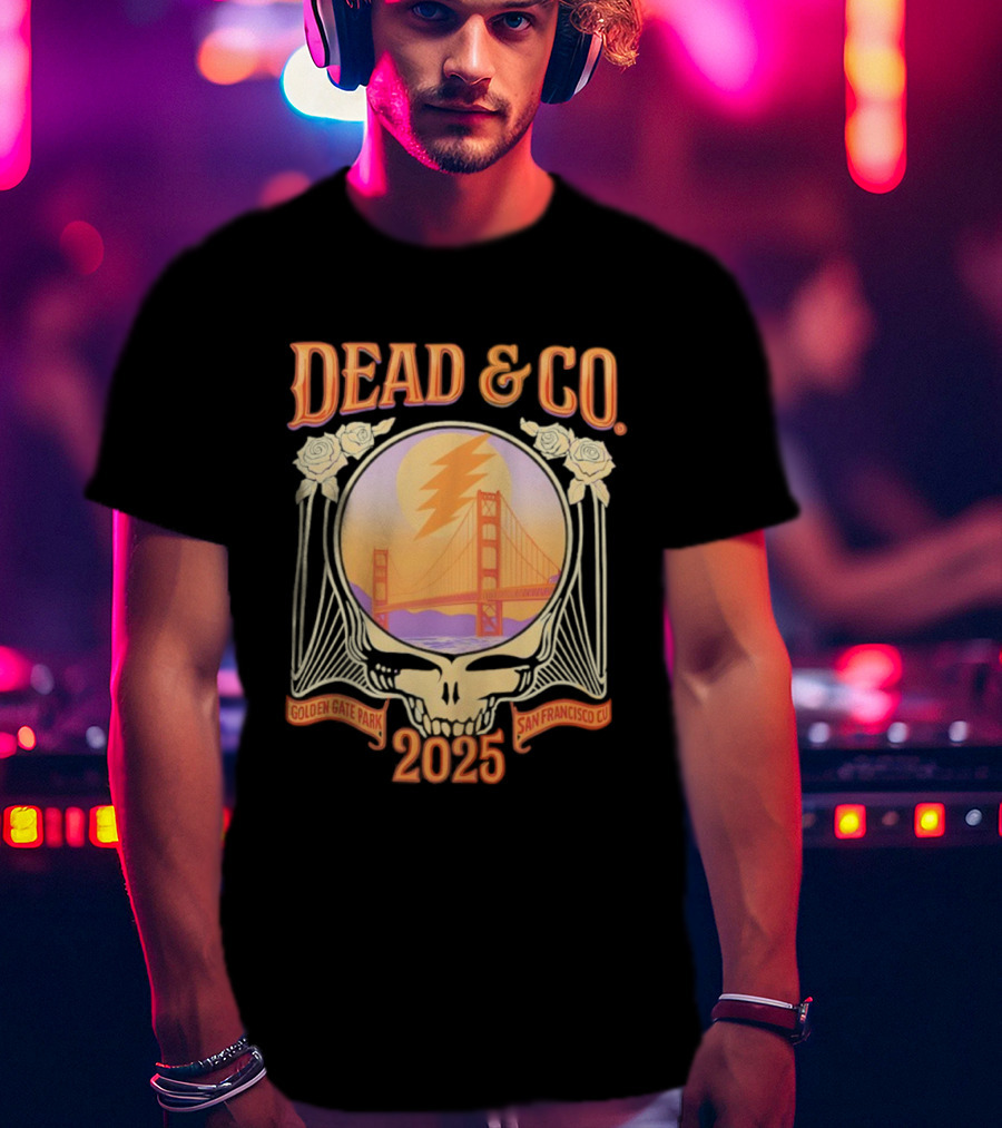 Dead And Company 2025 Golden Gate Park San Francisco CA T-Shirt