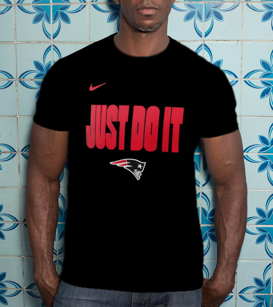 Nike New England Patriots Just Do It 2025 T-Shirt