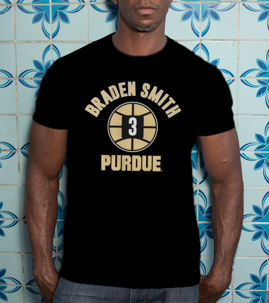 Braden Smith Purdue Basketball Number 3 T-Shirt