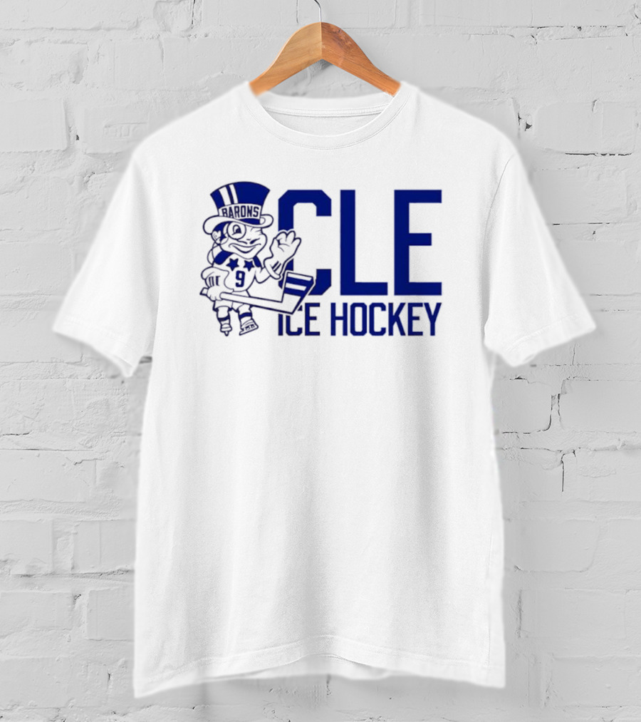 CLE Ice Hockey Top Hat Mascot 9 T-Shirt