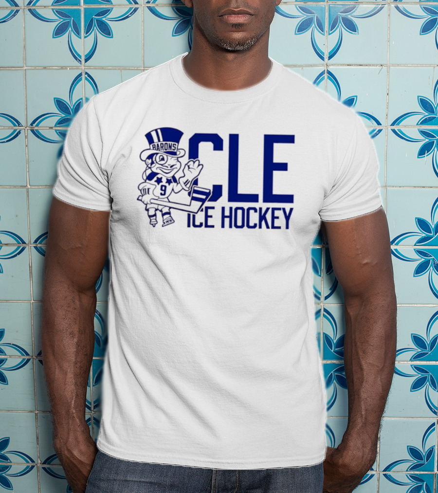 CLE Ice Hockey Top Hat Mascot 9 T-Shirt